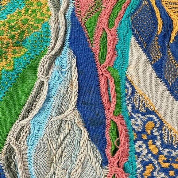 Vintage Coogi Australia Knit  Sweater Women's Size Medium 1/4 Sleeve - Picture 9 of 12